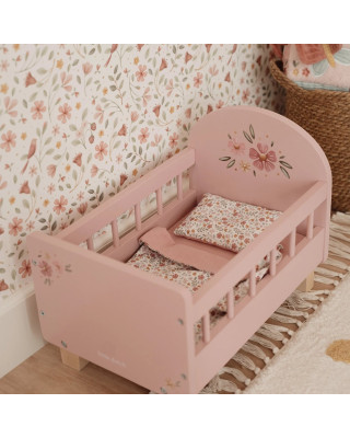 LITTLE DUTCH. Ξύλινο κρεβατάκι για κούκλες FSC