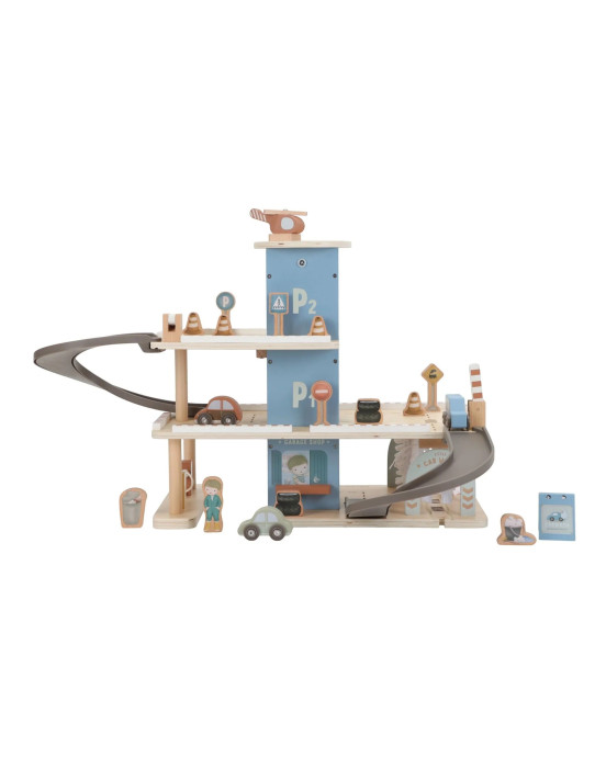 LITTLE DUTCH. Ξύλινο γκαράζ παιχνιδιού FSC