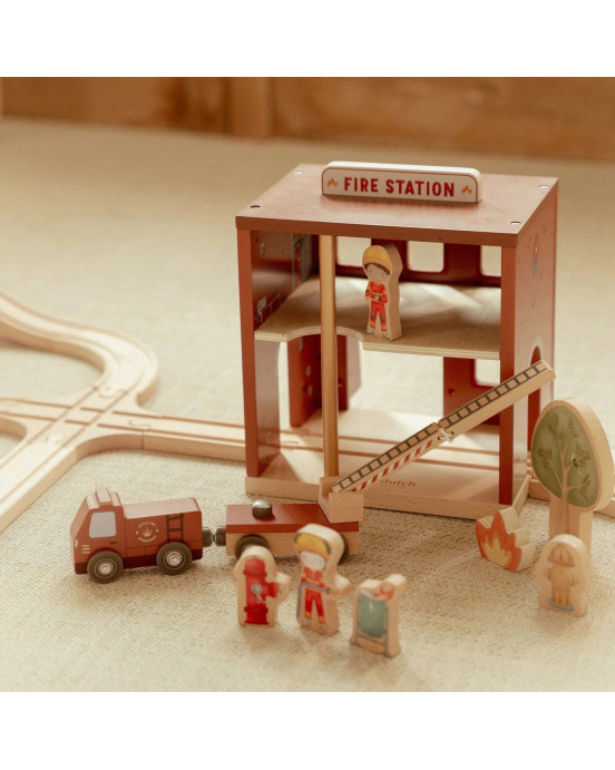 LITTLE DUTCH. Ξύλινος σταθμός πυροσβεστικής FSC