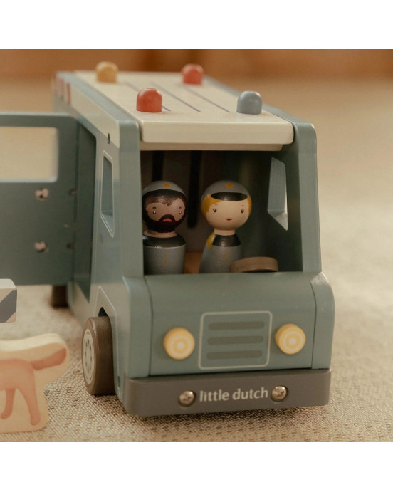 LITTLE DUTCH. Ξύλινο αστυνομικό βαν FSC