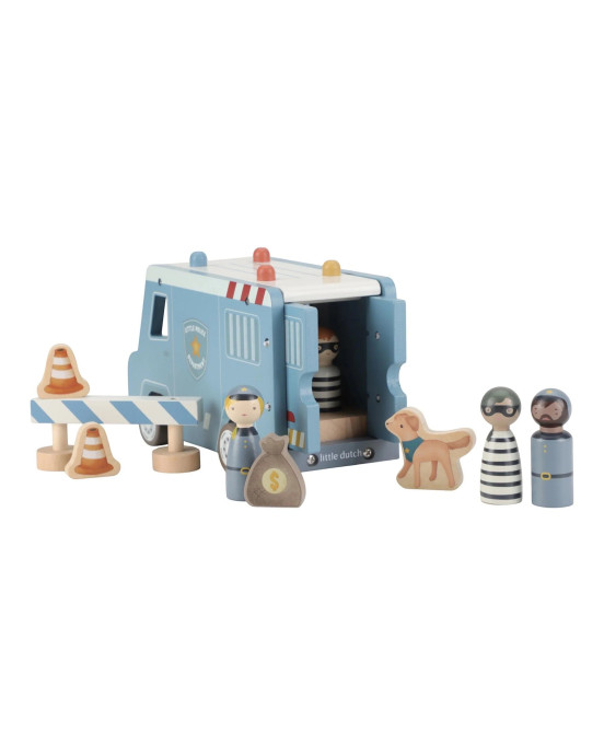 LITTLE DUTCH. Ξύλινο αστυνομικό βαν FSC