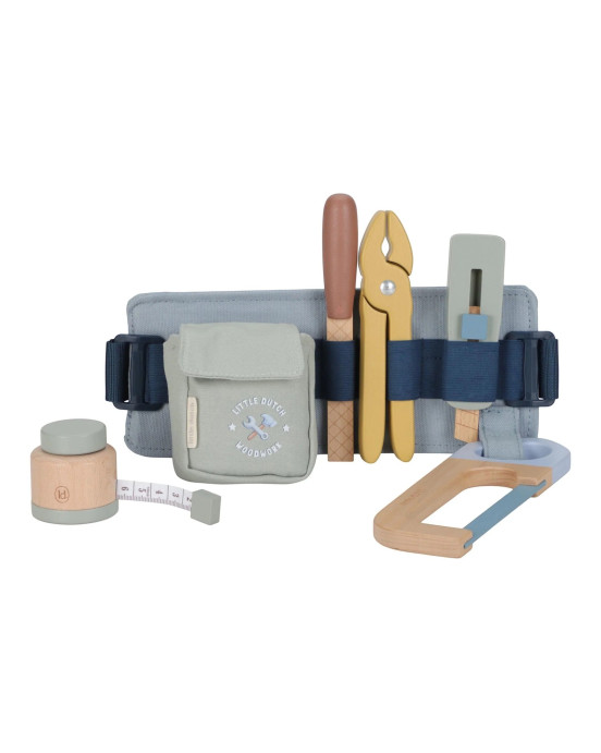 LITTLE DUTCH. Ζώνη μαστοράκου με ξύλινα εργαλεία FSC