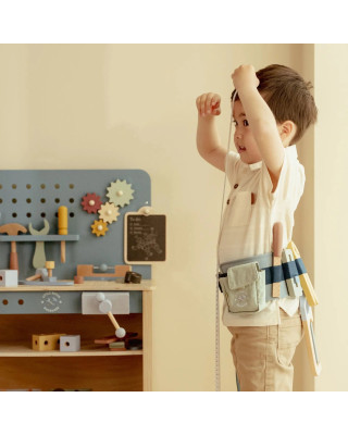 LITTLE DUTCH. Ζώνη μαστοράκου με ξύλινα εργαλεία FSC