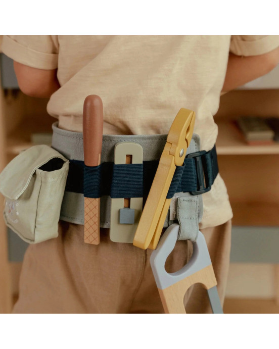 LITTLE DUTCH. Ζώνη μαστοράκου με ξύλινα εργαλεία FSC