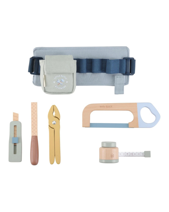 LITTLE DUTCH. Ζώνη μαστοράκου με ξύλινα εργαλεία FSC