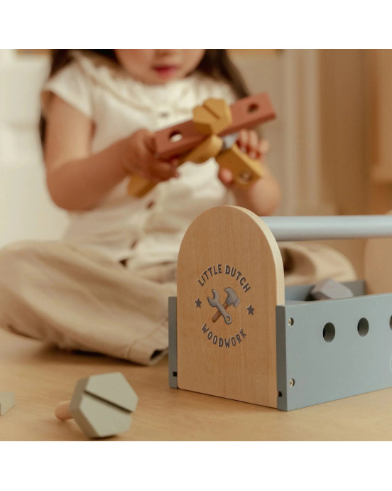 LITTLE DUTCH. Ξύλινη εργαλειοθήκη με εργαλεία FSC