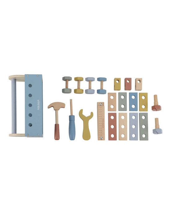 LITTLE DUTCH. Ξύλινη εργαλειοθήκη με εργαλεία FSC