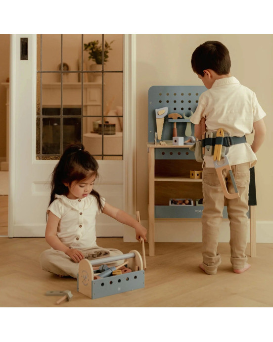 LITTLE DUTCH. Ξύλινη εργαλειοθήκη με εργαλεία FSC