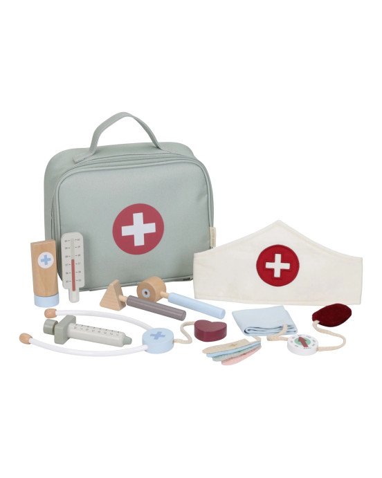 LITTLE DUTCH. Βαλιτσάκι γιατρού με ξύλινα εργαλεία FSC