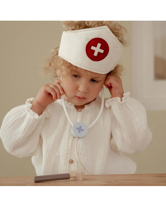 LITTLE DUTCH. Βαλιτσάκι γιατρού με ξύλινα εργαλεία FSC