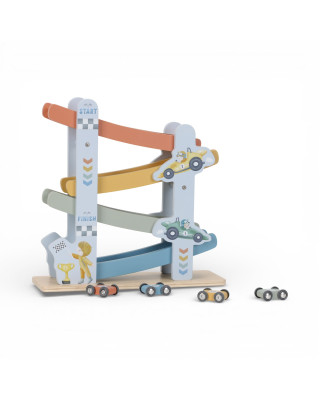 LITTLE DUTCH. Ξύλινη πίστα αγώνων με αυτοκινητάκια FSC