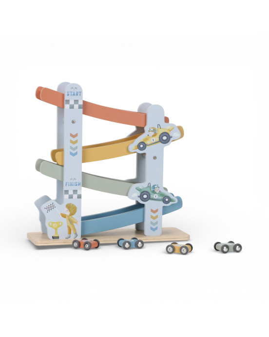 LITTLE DUTCH. Ξύλινη πίστα αγώνων με αυτοκινητάκια FSC