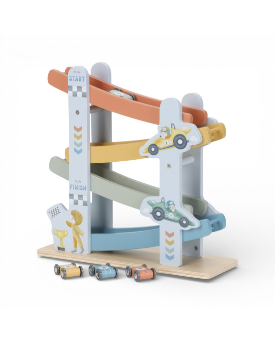 LITTLE DUTCH. Ξύλινη πίστα αγώνων με αυτοκινητάκια FSC