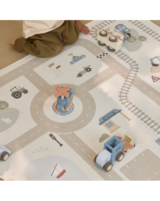 LITTLE DUTCH. Χαλάκι παιχνιδιού Car