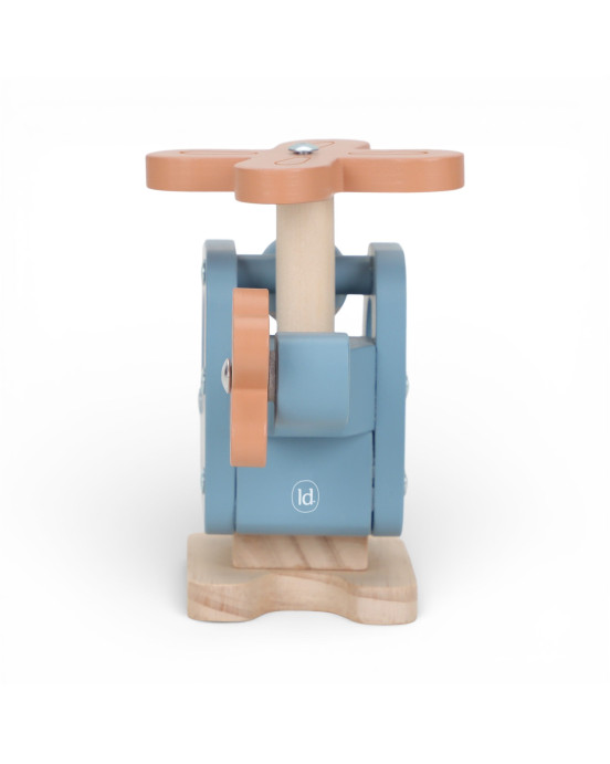 LITTLE DUTCH. Ξύλινο παιχνίδι ελικοπτεράκι FSC