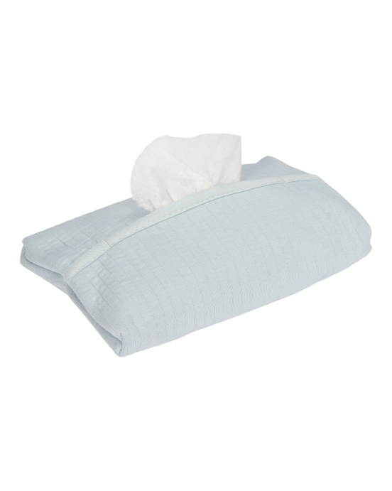 LITTLE DUTCH. Υφασμάτινη θήκη για μωρομάντηλα Pure Soft Blue