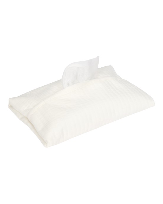 LITTLE DUTCH. Υφασμάτινη θήκη για μωρομάντηλα Pure Soft White