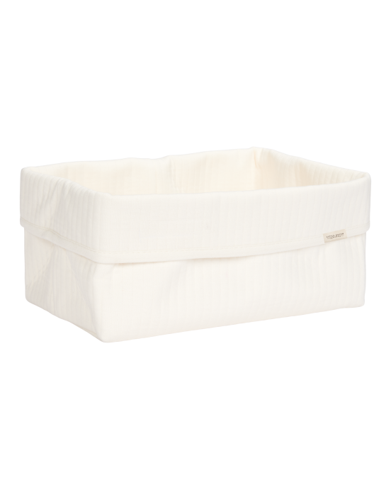 LITTLE DUTCH. Καλάθι αλλαξιέρας μεγάλο Pure Soft White