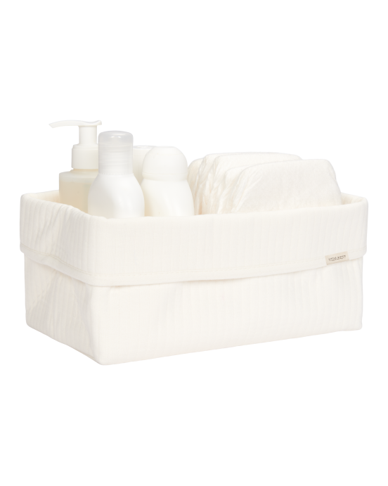 LITTLE DUTCH. Καλάθι αλλαξιέρας μεγάλο Pure Soft White