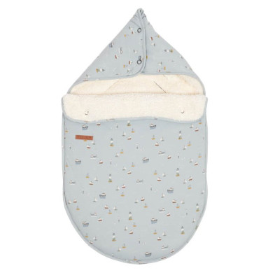 LITTLE DUTCH. Ποδόσακος για κάθισμα αυτοκινήτου 0+ Sailors Bay Blue