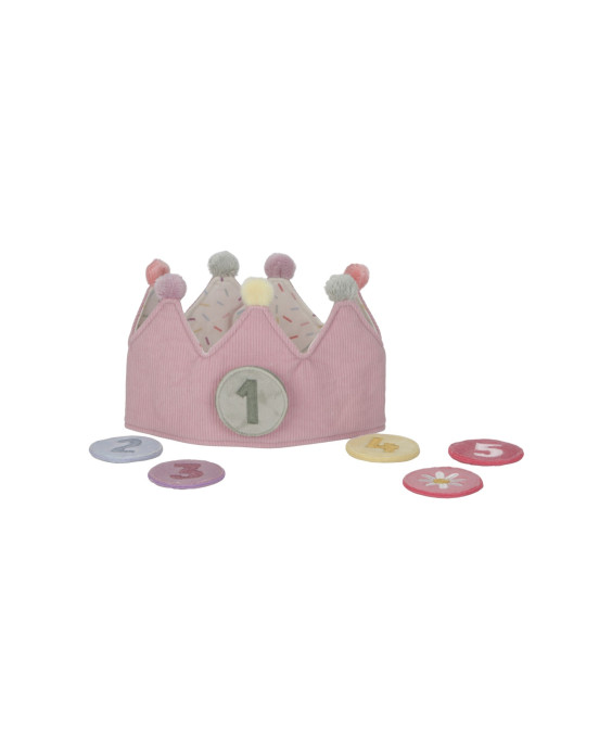 LITTLE DUTCH. Στέμμα γενεθλίων με αριθμούς Ροζ