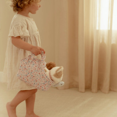 LITTLE DUTCH. Υφασμάτινη γατούλα Marley σε καλαθούνα GRS