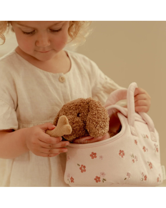 LITTLE DUTCH. Υφασμάτινο σκυλάκι Jackie σε καλαθούνα GRS