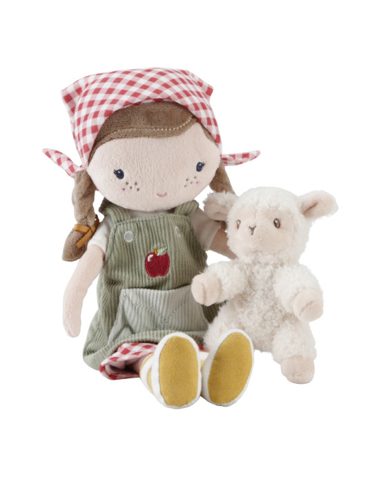 LITTLE DUTCH. Κούκλα αγρότισσα με προβατάκι Rosa  (35 εκ.)