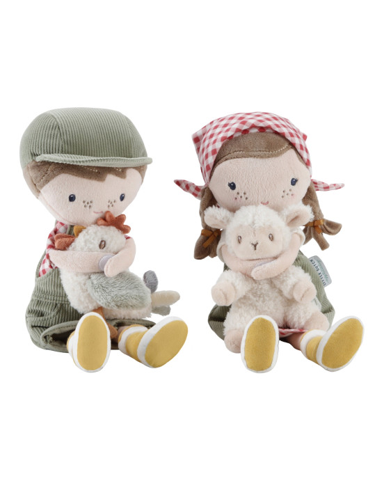 LITTLE DUTCH. Κούκλα αγρότισσα με προβατάκι Rosa  (35 εκ.)