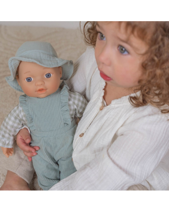 LITTLE DUTCH. Ρουχαλάκια για κούκλα μωρό Πράσινο