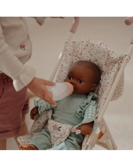 LITTLE DUTCH. Μεταλλικό καρότσι για κούκλες - λευκό