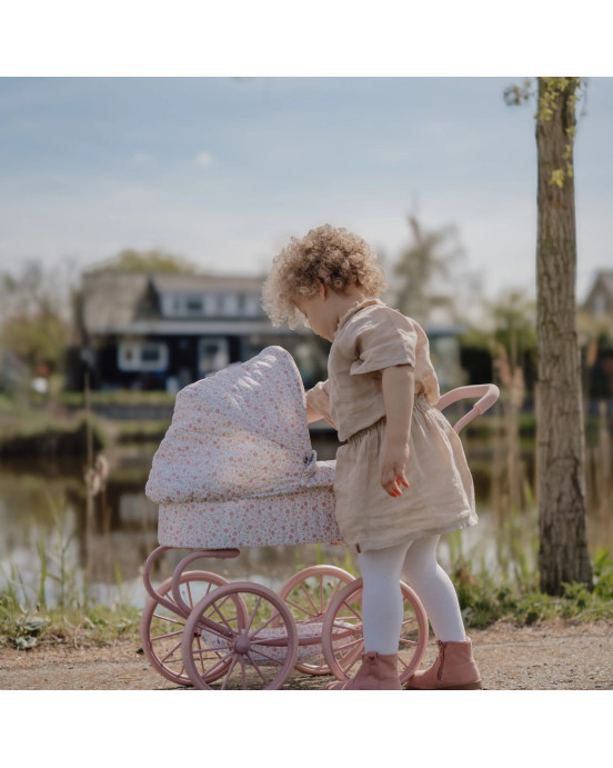 LITTLE DUTCH. Μεταλλικό βρεφικό καρότσι για κούκλες vintage