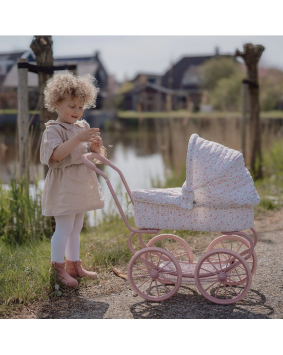 LITTLE DUTCH. Μεταλλικό βρεφικό καρότσι για κούκλες vintage