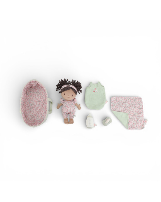 LITTLE DUTCH. Υφασμάτινο μωρό σε καλαθούνα Evi (30 εκ.)