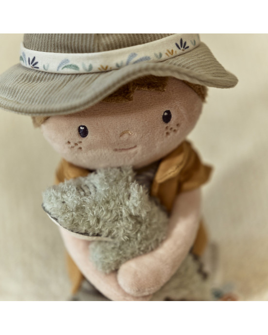 LITTLE DUTCH. Υφασμάτινη κούκλα Ranger Jim Safari Friends GRS