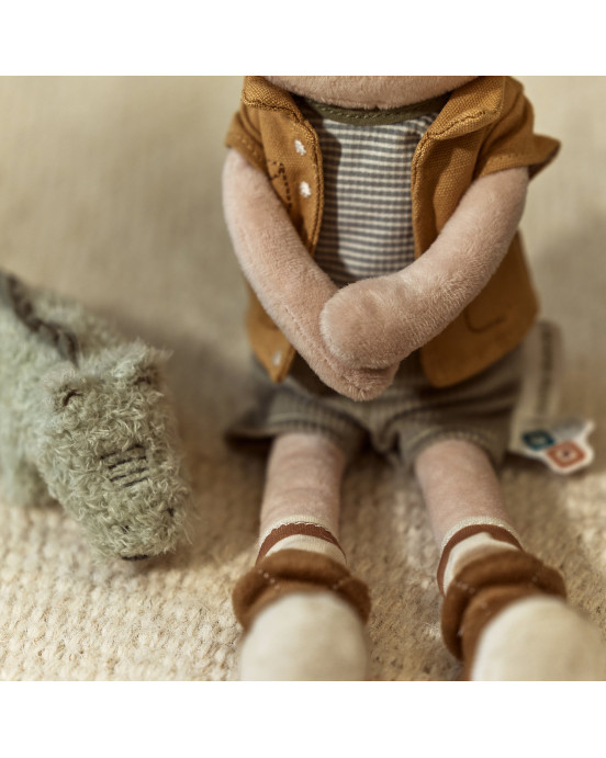 LITTLE DUTCH. Υφασμάτινη κούκλα Ranger Jim Safari Friends GRS