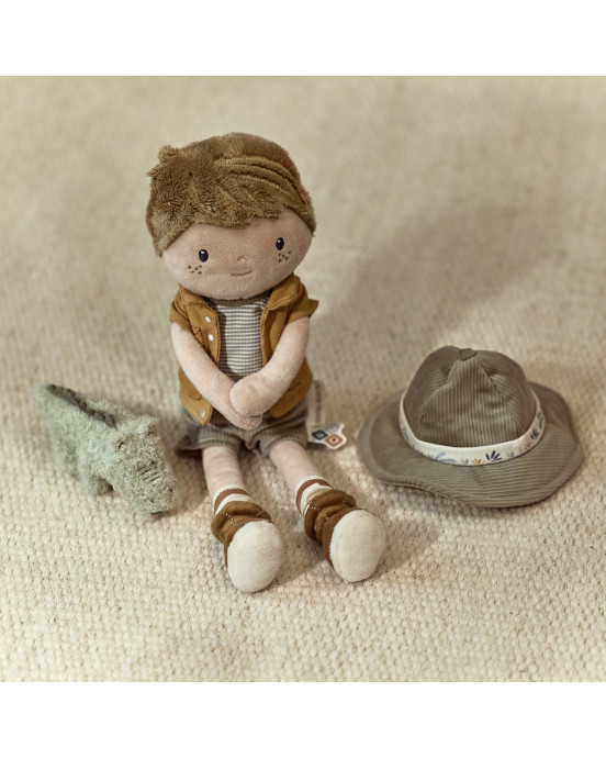 LITTLE DUTCH. Υφασμάτινη κούκλα Ranger Jim Safari Friends GRS
