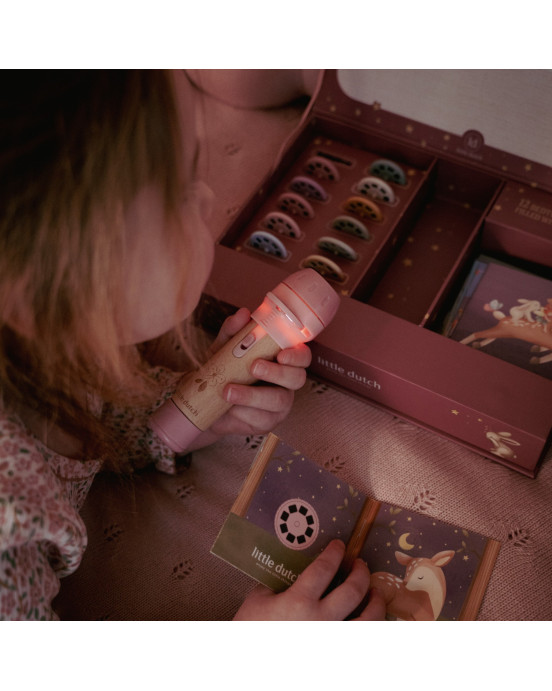 LITTLE DUTCH. Φακός προτζέκτορας Ροζ