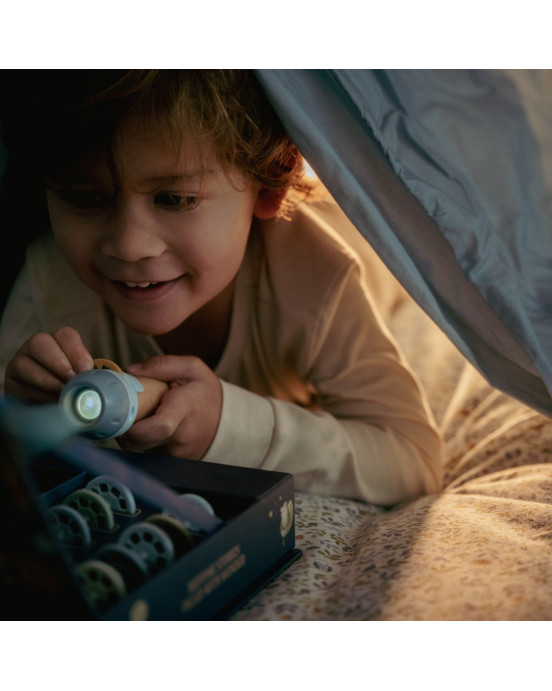 LITTLE DUTCH. Φακός προτζέκτορας Μπλε