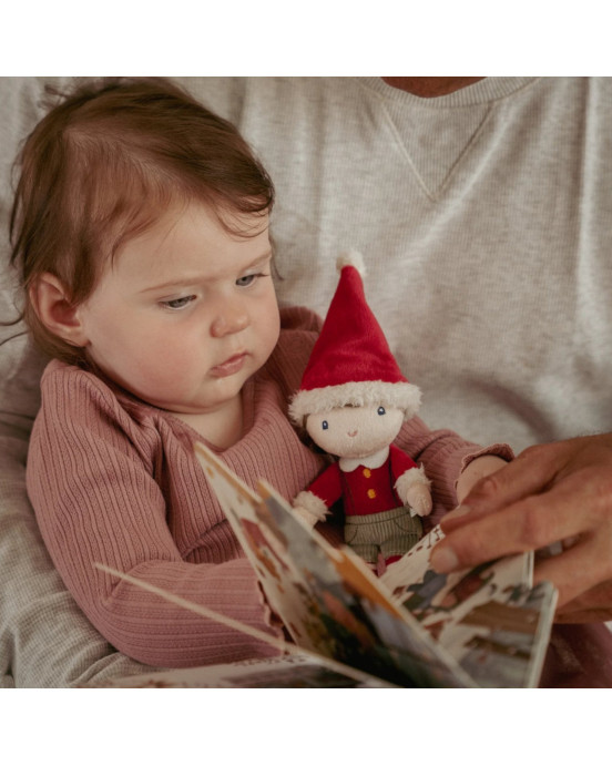 LITTLE DUTCH. Χριστουγεννιάτικο σετ δώρου με βιβλίο και κουκλάκι Jim