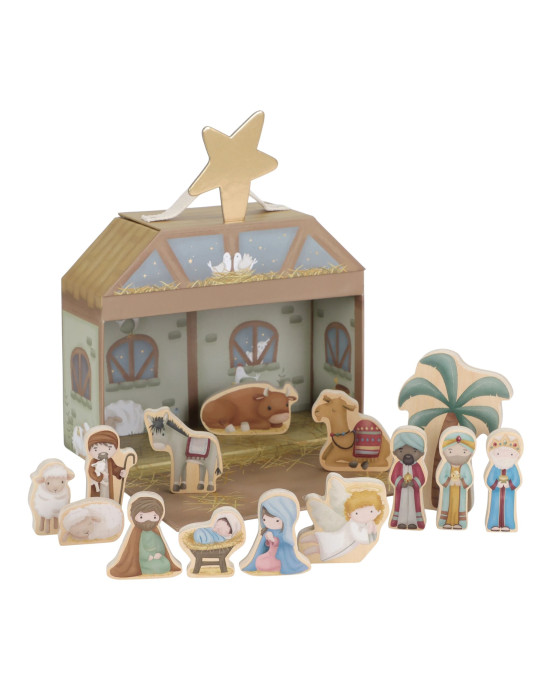 LITTLE DUTCH. Σετ φάτνη με φιγούρες FSC