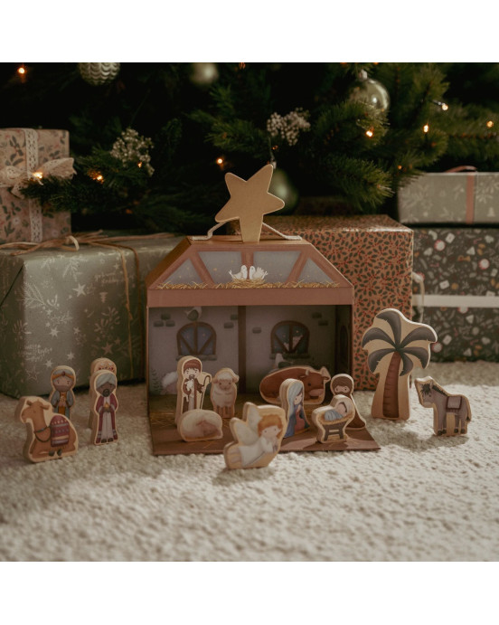 LITTLE DUTCH. Σετ φάτνη με φιγούρες FSC