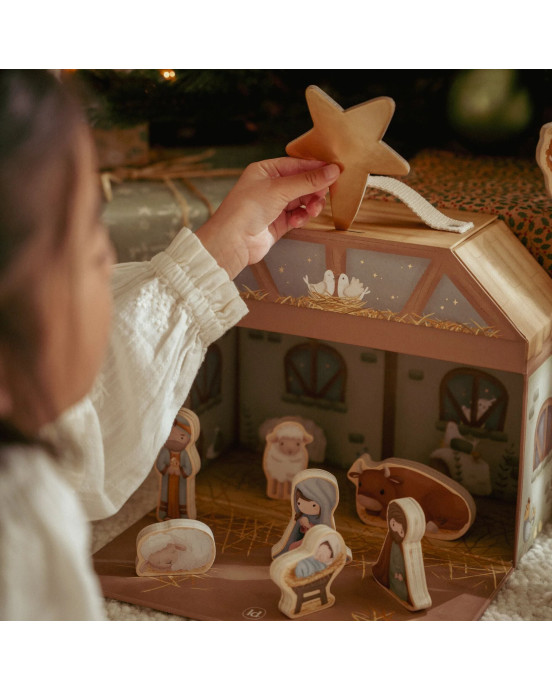 LITTLE DUTCH. Σετ φάτνη με φιγούρες FSC