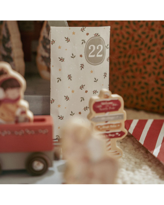 LITTLE DUTCH. Xmas ημερολόγιο αντίστροφης μέτρησης με τρένο FSC