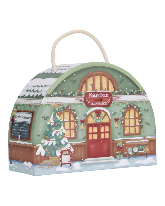 LITTLE DUTCH. Xmas ημερολόγιο αντίστροφης μέτρησης με τρένο FSC