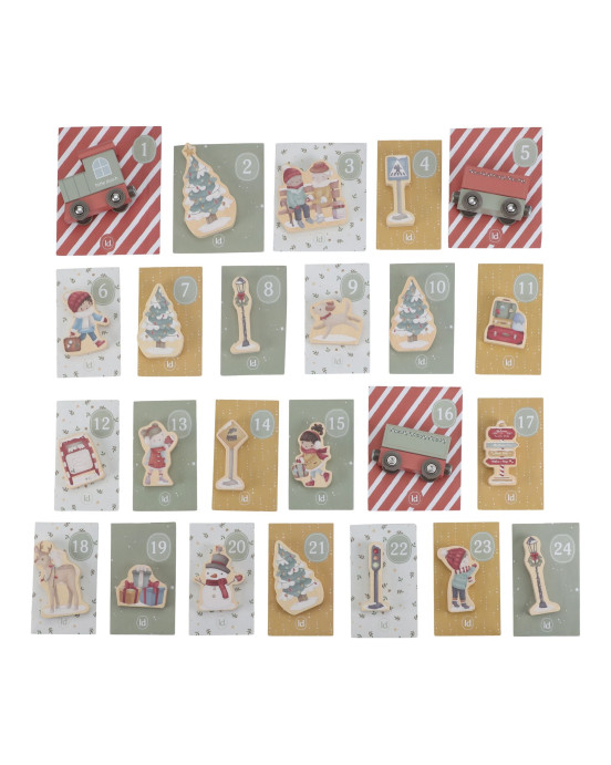 LITTLE DUTCH. Xmas ημερολόγιο αντίστροφης μέτρησης με τρένο FSC