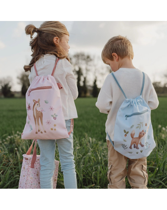 LITTLE DUTCH. Τσάντα γυμναστηρίου Forest Friends