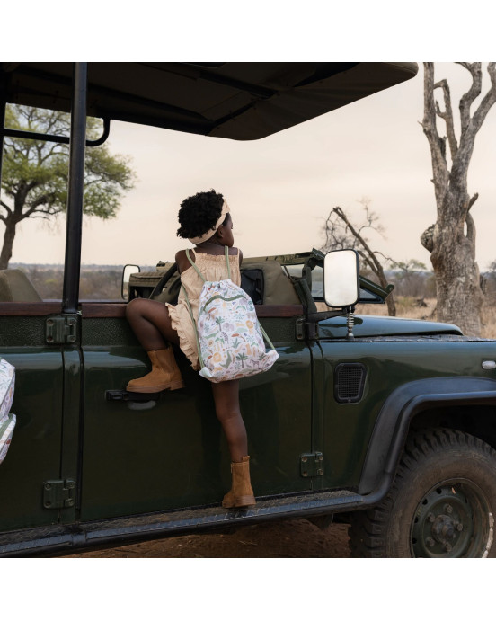 LITTLE DUTCH. Τσάντα γυμναστηρίου Safari Friends