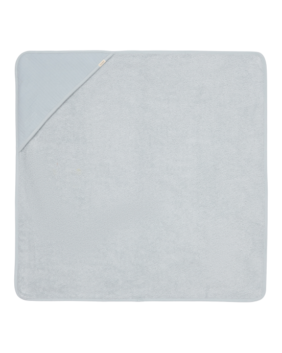 LITTLE DUTCH. Μπουρνουζοπετσέτα Pure Soft Blue 75x75