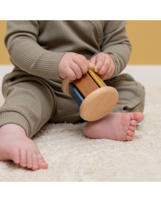 LITTLE DUTCH. Ξύλινη κουδουνίστρα Vintage FSC